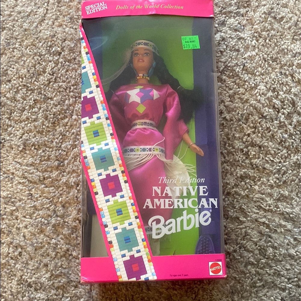 Special Edition Barbie .  Third edition Native American Barbie.   New in box.
